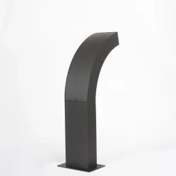 Lucande LED-jalustavalaisin Lennik, 40 cm, antrasiitti, metallia