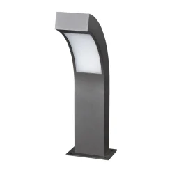 Lucande LED-jalustavalaisin Lennik, 40 cm, antrasiitti, metallia