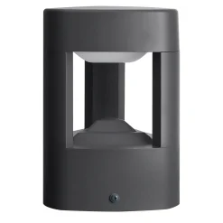 Lucande LED jalustavalaisin Pirron, 20 cm, kolmion muotoinen, IP54