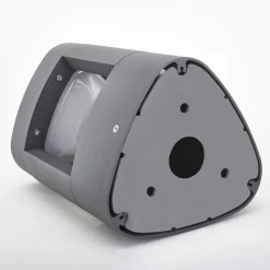 Lucande LED jalustavalaisin Pirron, 20 cm, kolmion muotoinen, IP54