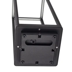 Lucande LED jalustavalaisin Thorvid, korkeus 50 cm, musta