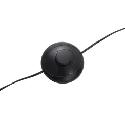Lucande LED-kaarivalaisin Boga, musta, metalli, himmennettävä
