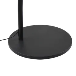 Lucande LED-kaarivalaisin Boga, musta, metalli, himmennettävä