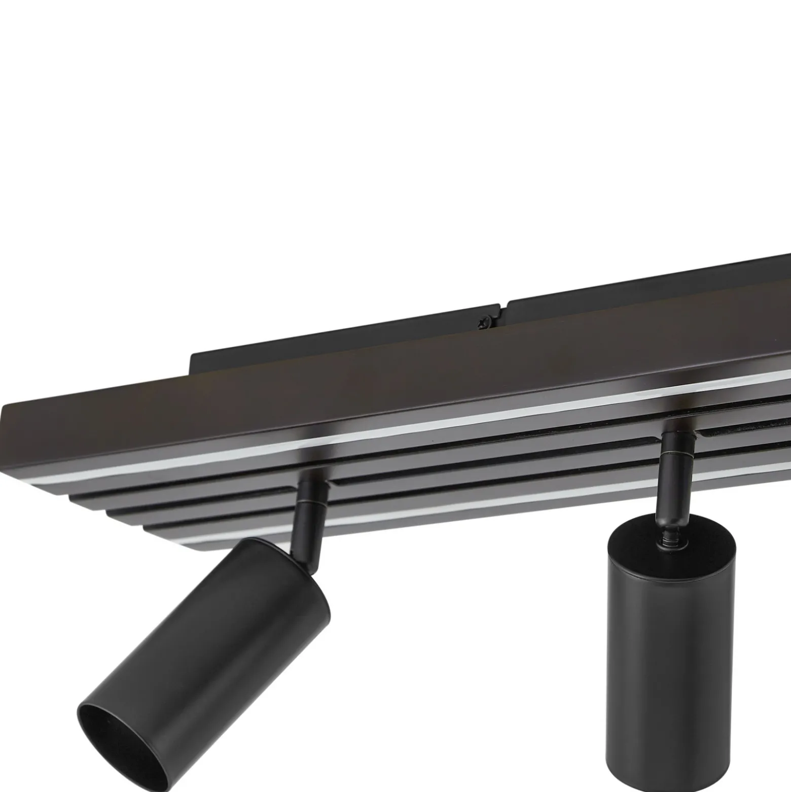 Lucande LED-kattokohdevalo Tiron, 5-lamppuinen, 100 cm, tammi