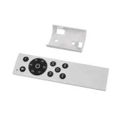 Lucande LED-kattotuuletin Kayu, valkoinen/puu, DC, 132 cm