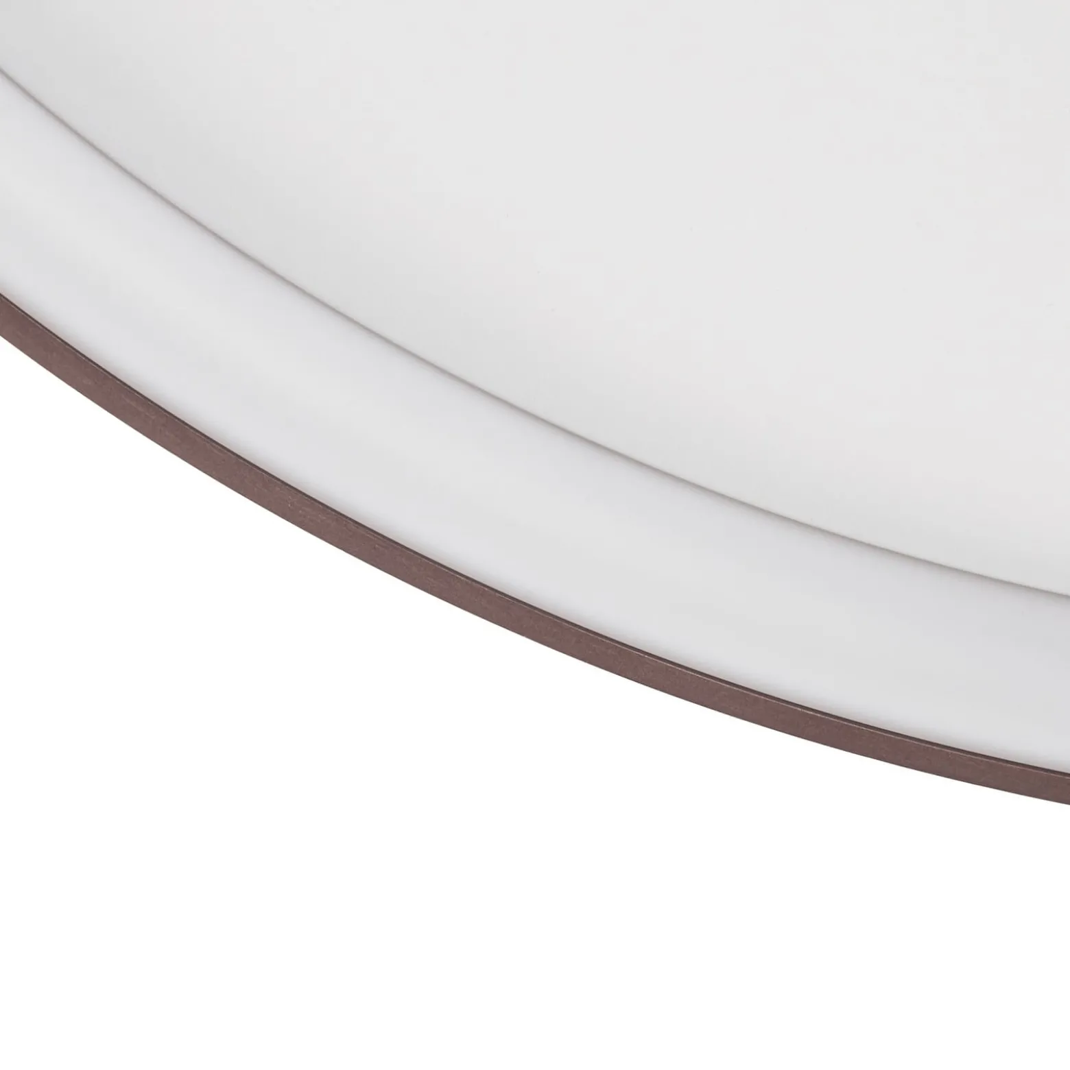 Lucande LED-kattovalaisin Asken, 61 cm, ruskea, CCT, himmennettävä
