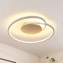 Lucande LED-kattovalaisin Enesa, 63 cm, CCT, kaukosäädin, himmennettävä