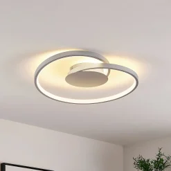 Lucande LED-kattovalaisin Enesa, Ø 46 cm, 2700 K, himmennettävä