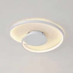Lucande LED-kattovalaisin Enesa, Ø 46 cm, 2700 K, himmennettävä