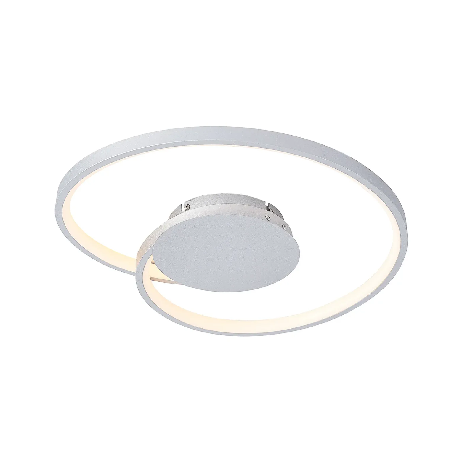 Lucande LED-kattovalaisin Enesa, Ø 46 cm, 2700 K, himmennettävä