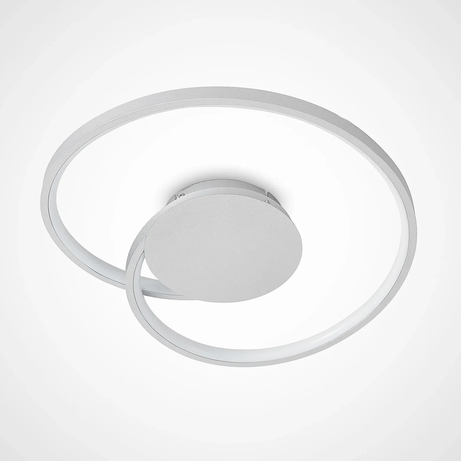 Lucande LED-kattovalaisin Enesa, Ø 46 cm, 2700 K, himmennettävä