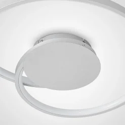 Lucande LED-kattovalaisin Enesa, Ø 46 cm, 2700 K, himmennettävä