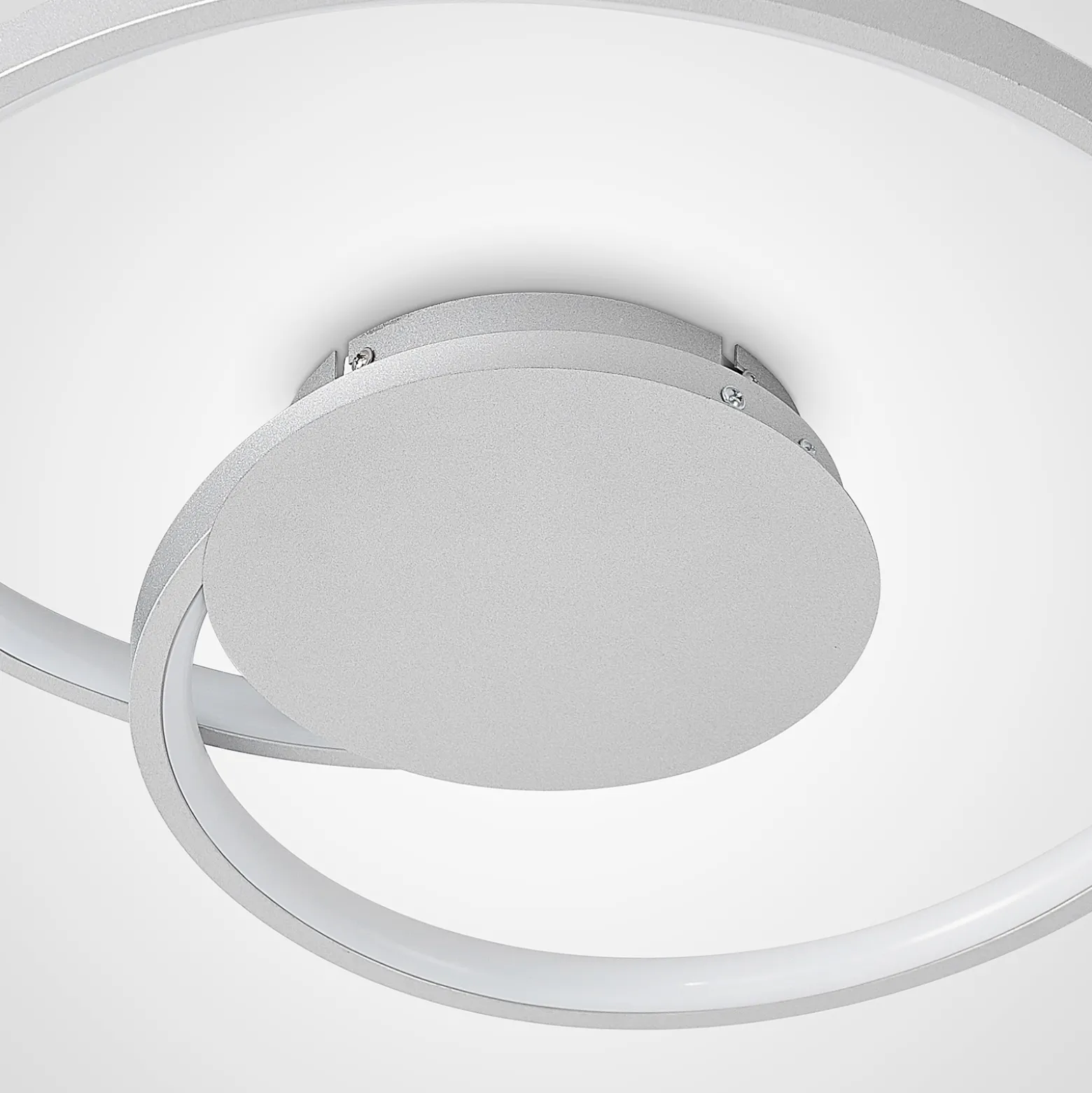 Lucande LED-kattovalaisin Enesa, Ø 46 cm, 2700 K, himmennettävä