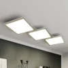 Lucande LED-kattovalaisin Ilira, 3-valo, hopea, CCT, himmennettävä