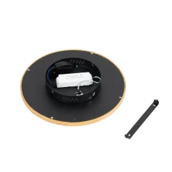 Lucande LED-kattovalaisin Joren, Ø 38 cm, puu, CCT, kaukosäädin
