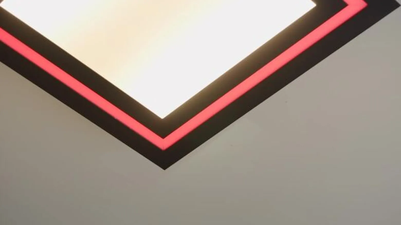 Lucande LED-kattovalaisin Leicy, musta, 34 cm, RGB, CCT