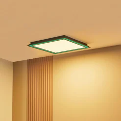 Lucande LED-kattovalaisin Leicy, valkoinen, 64 cm, RGB, CCT