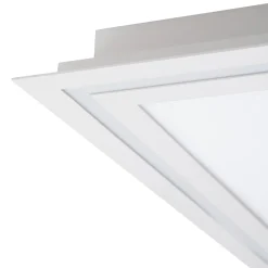Lucande LED-kattovalaisin Leicy, valkoinen, 64 cm, RGB, CCT