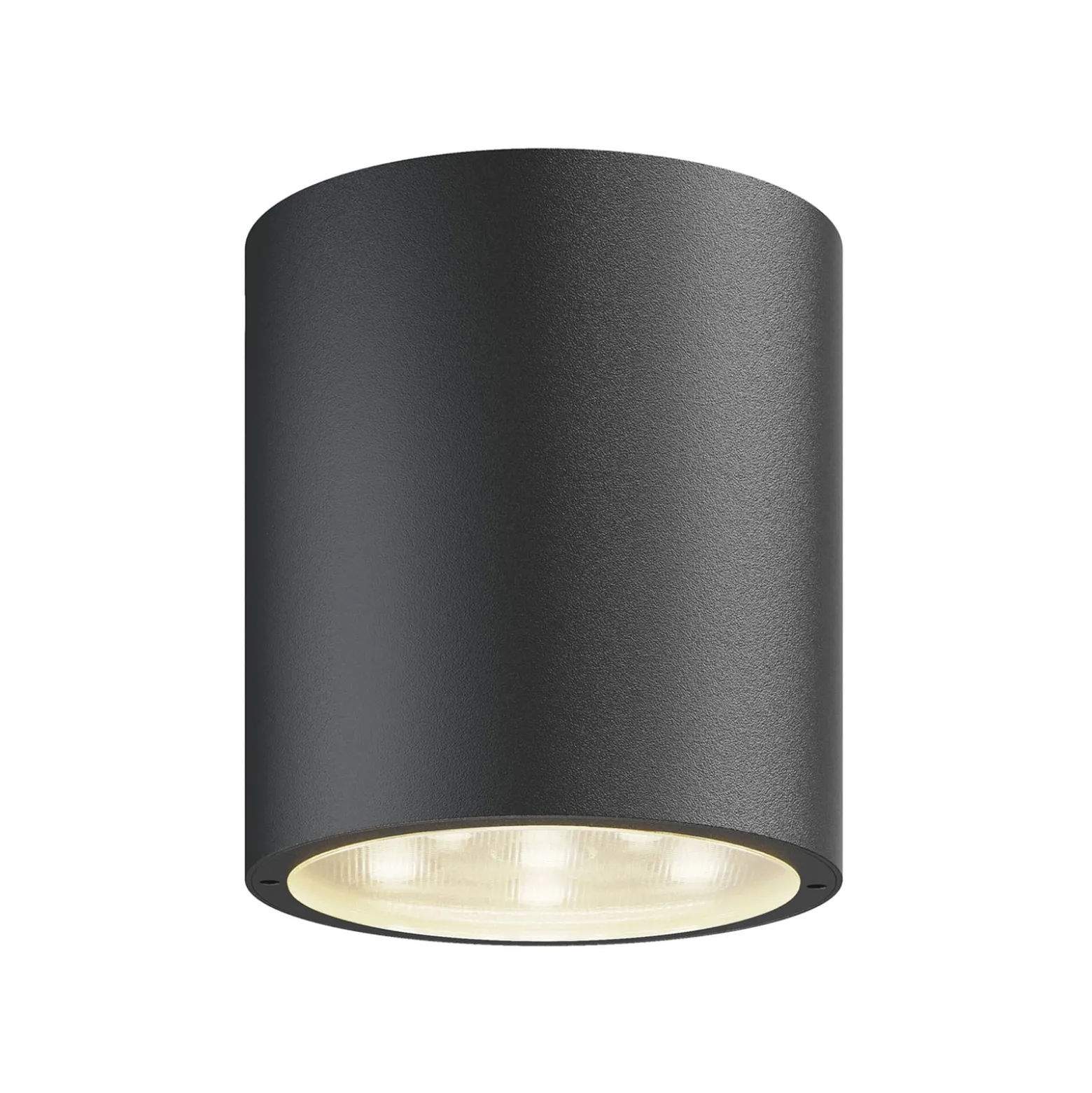 Lucande LED-kattovalaisin Meret, pyöreä, antrasiitti, metallia