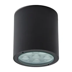 Lucande LED-kattovalaisin Meret, pyöreä, antrasiitti, metallia