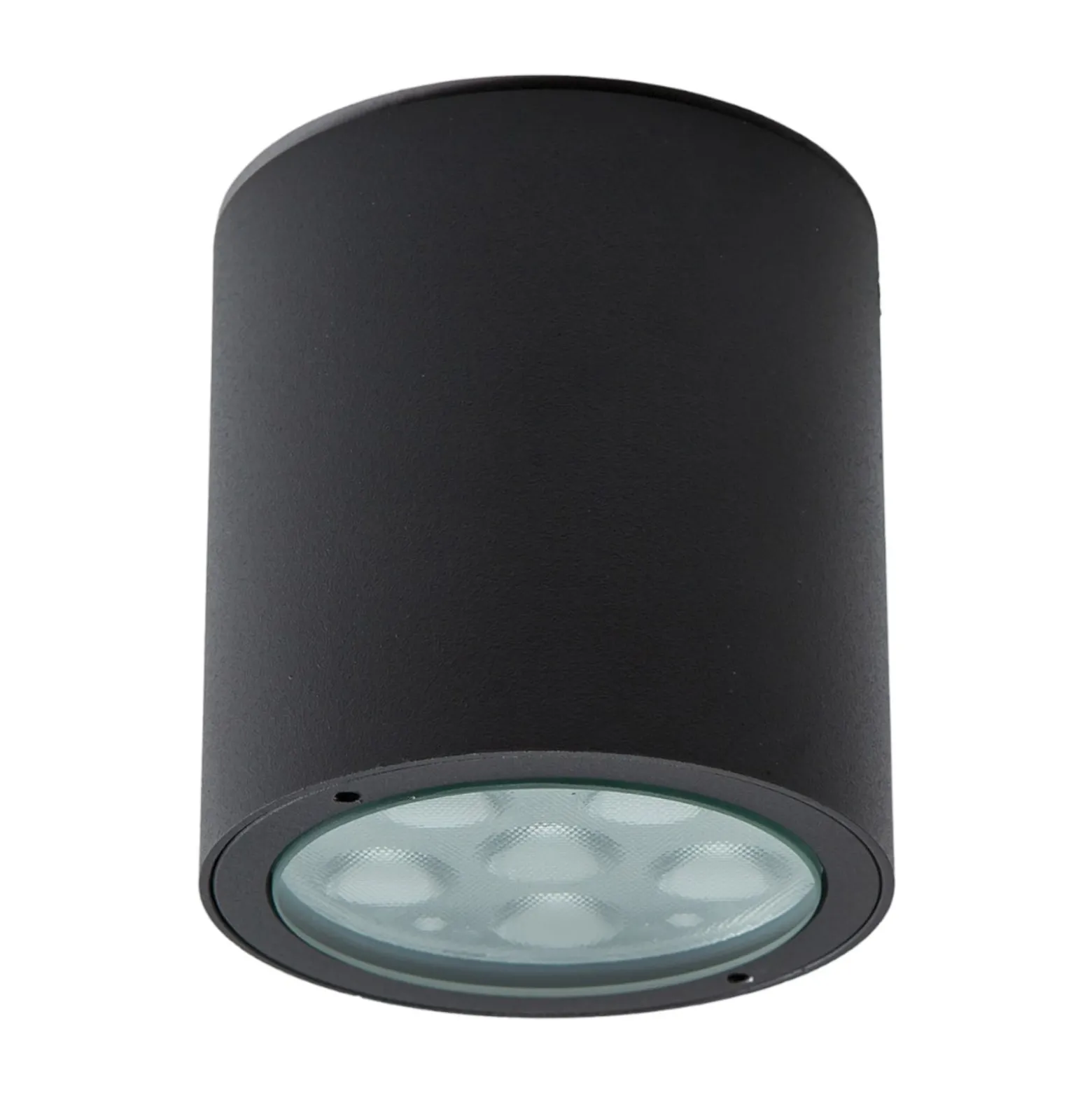 Lucande LED-kattovalaisin Meret, pyöreä, antrasiitti, metallia