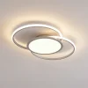Lucande LED-kattovalaisin Senne, CCT, hopea, metallia