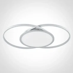 Lucande LED-kattovalaisin Senne, CCT, hopea, metallia