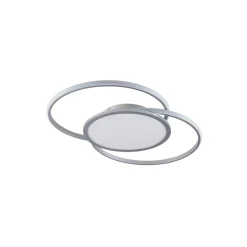 Lucande LED-kattovalaisin Senne, CCT, hopea, metallia
