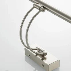Lucande LED kuvavalaisin Dimitrij, nikkeli, metalli, 54cm
