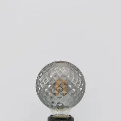 Lucande LED-lamppu E27 G95 4 W 1 800 K himmennettävä, savu