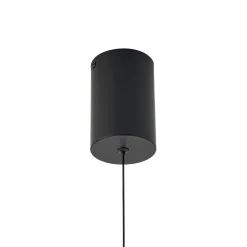 Lucande LED-lattiavalaisin Darrow, musta/opaalinen, lasi, himmennettävä