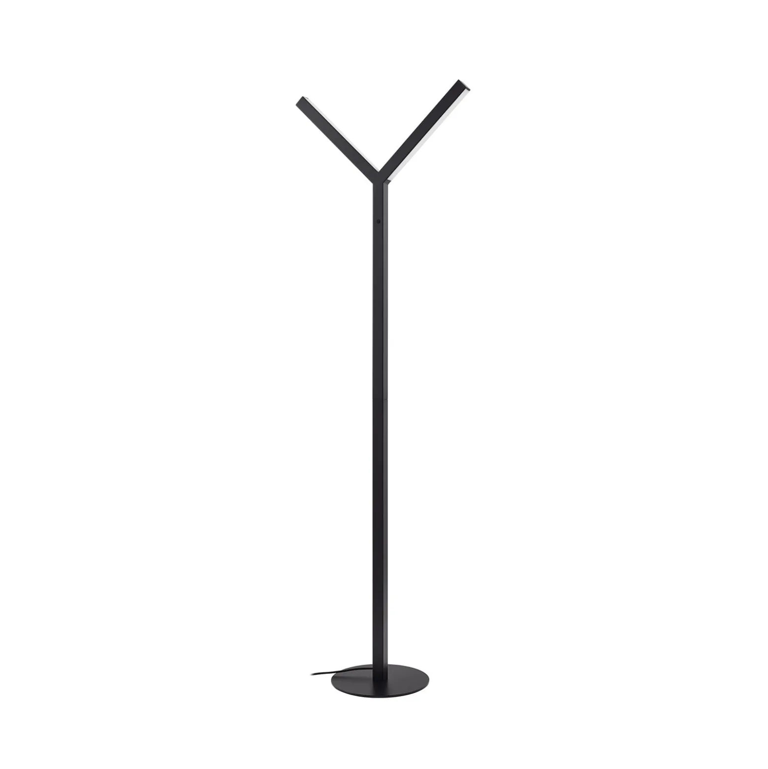 Lucande LED-lattiavalaisin Ilian, musta, metalli, CCT, himmennettävä