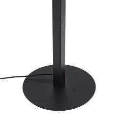 Lucande LED-lattiavalaisin Ilian, musta, metalli, CCT, himmennettävä
