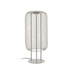 Lucande LED-lattiavalaisin Korvyn, kiviharmaa, 80 cm, IP44