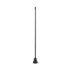Lucande LED-lattiavalaisin Linija, musta, korkeus 110 cm, anturi