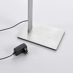 Lucande LED-lattiavalaisin Nicano, harmaa, metalli, CCT, 125cm