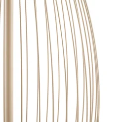 Lucande LED-lattiavalaisin Richi, beige, korkeus 90 cm, IP44