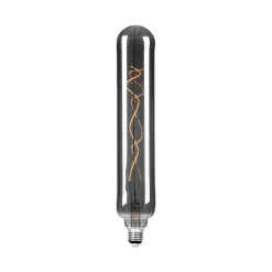 Lucande LED-loisteputki, E27 4 W, halkaisija 6 cm, titaani, 1800 K