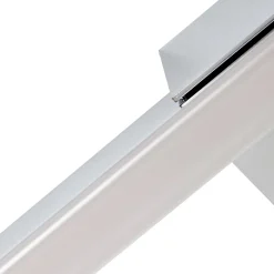 Lucande LED-peililamppu Kivana, kromi, metalli, 120 cm, IP44