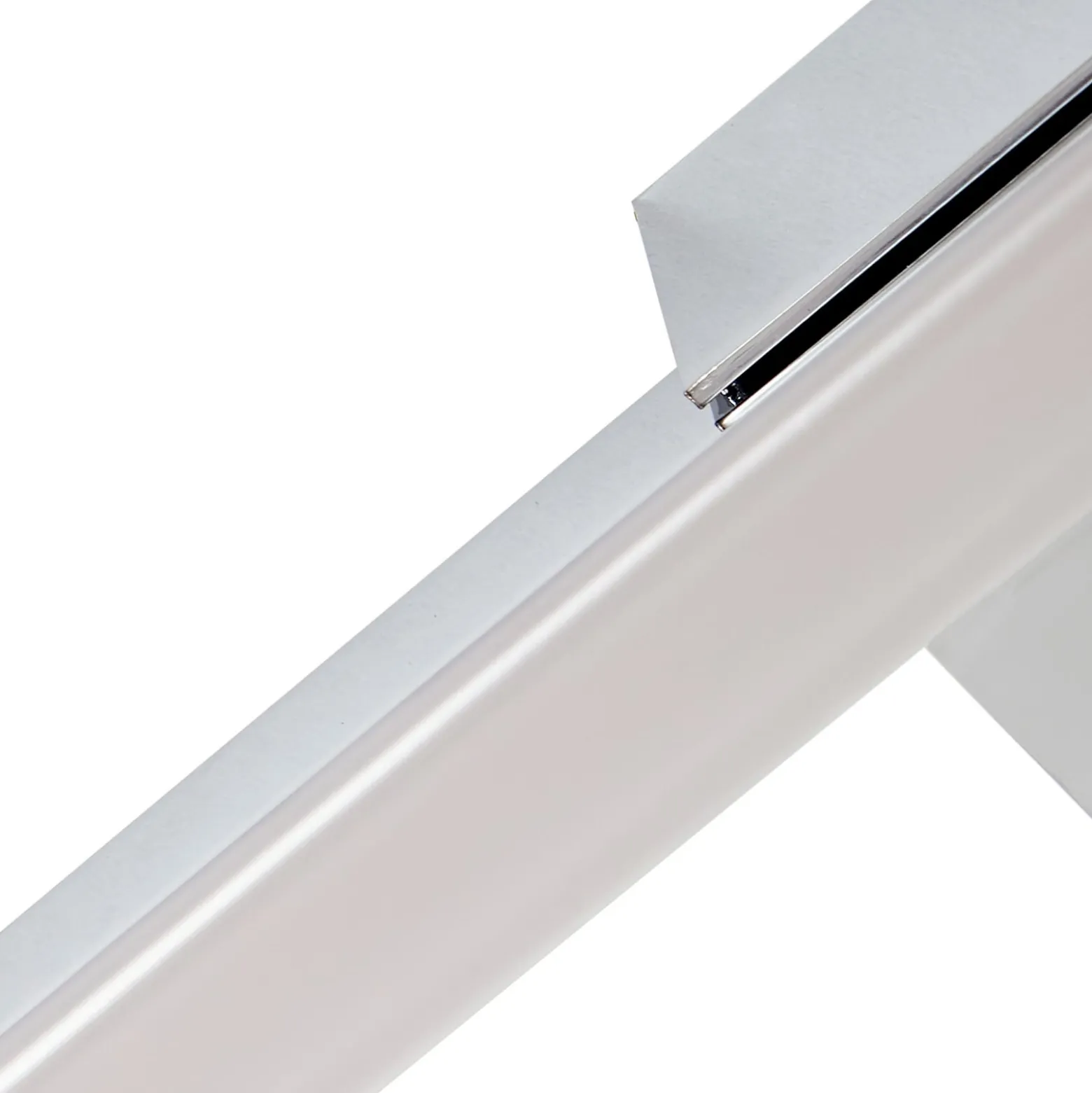Lucande LED-peililamppu Kivana, kromi, metalli, 120 cm, IP44