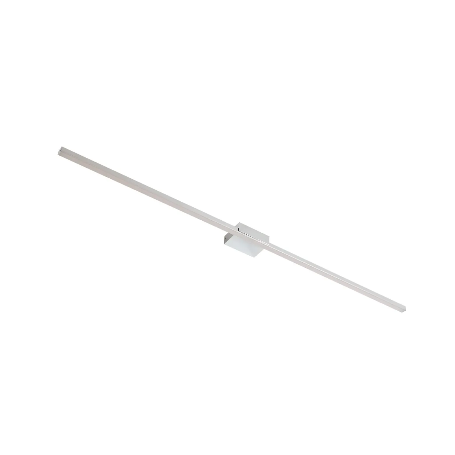 Lucande LED-peililamppu Kivana, kromi, metalli, 120 cm, IP44