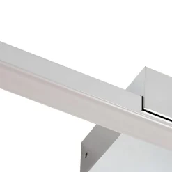 Lucande LED-peililamppu Kivana, kromi, metalli, 120 cm, IP44