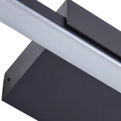 Lucande LED peilivalaisin Kivana, musta, metalli, 120cm IP44