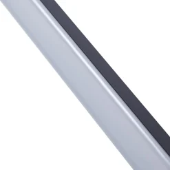 Lucande LED peilivalaisin Kivana, musta, metalli, 120cm IP44