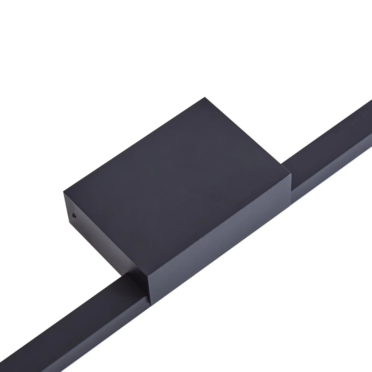 Lucande LED peilivalaisin Kivana, musta, metalli, 120cm IP44