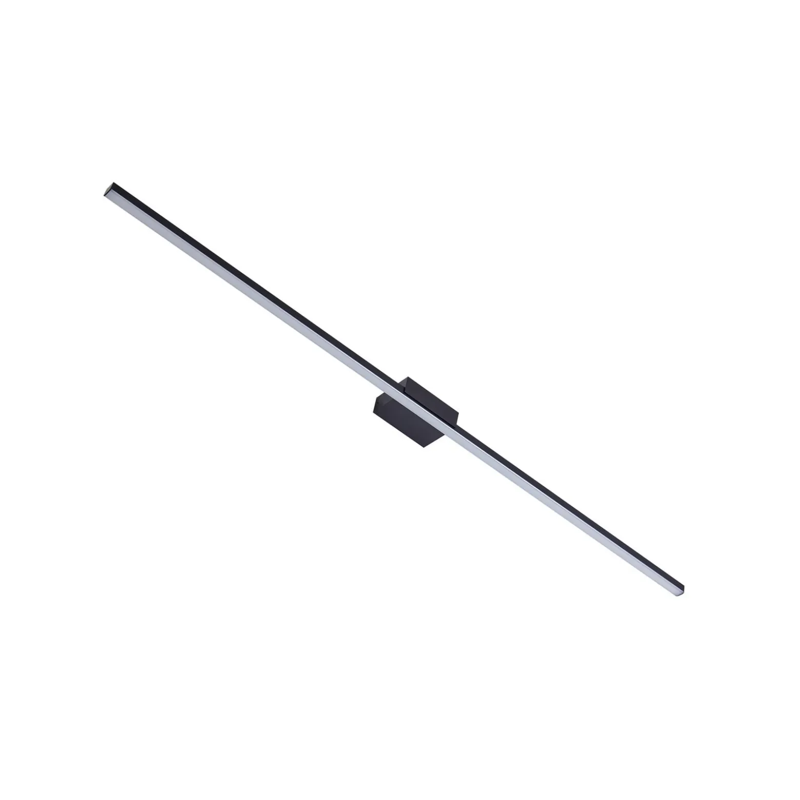 Lucande LED peilivalaisin Kivana, musta, metalli, 120cm IP44