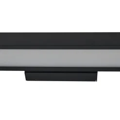 Lucande LED-peilivalaisin Zafira, musta, alumiini, 90 cm, IP44