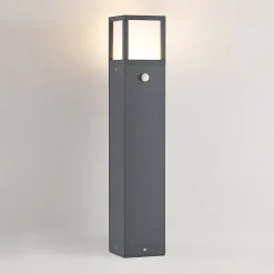 Lucande LED-polkujen valaisin Dewari, liiketunnistin, 65 cm, IP54