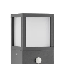 Lucande LED-polkujen valaisin Dewari, liiketunnistin, 65 cm, IP54