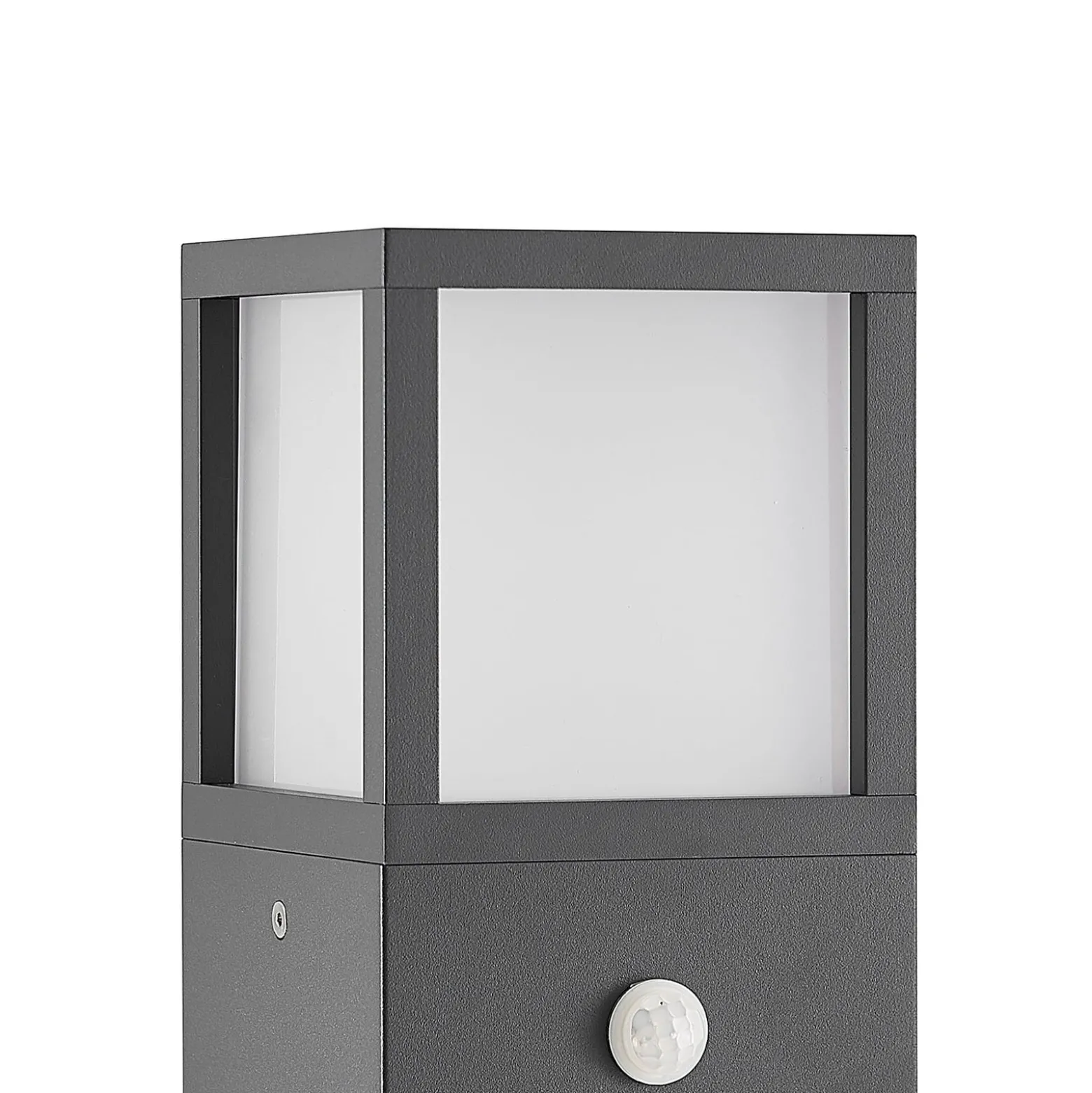 Lucande LED-polkujen valaisin Dewari, liiketunnistin, 65 cm, IP54